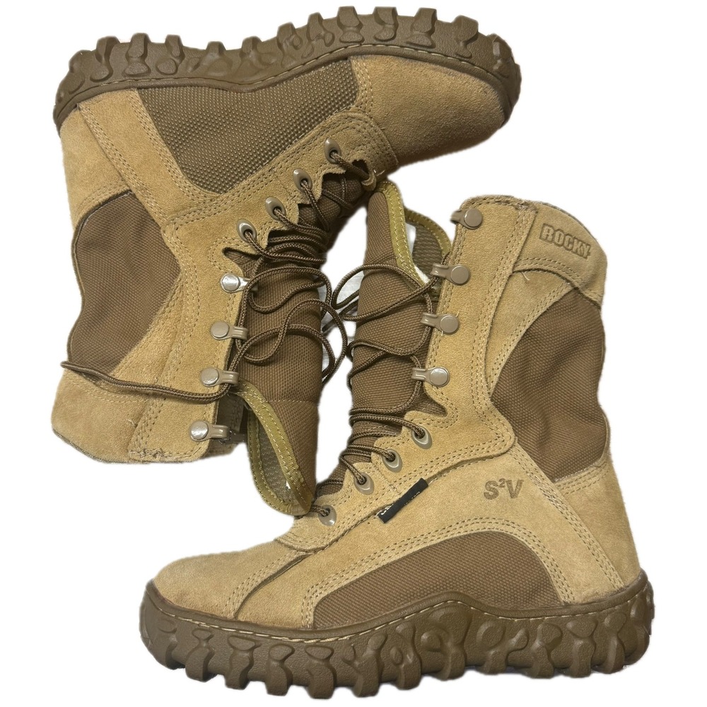 Rocky S2V Tactical Boots Mens 5R Brown Gore-Tex Thinsulate W056616 Made in USA